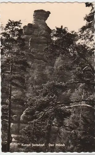 (105970) Foto AK Jonsdorf, Zittauer Gebirge, Mönch 1964