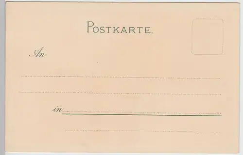 (105299) AK Bautzen, Künstlerkarte von Waldemar Müller, vor 1905