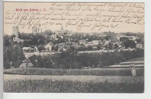 (105286) AK Kohren i.Sa., Panorama, 1915