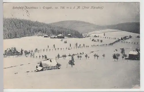 (105284) AK Rehefeld-Zaunhaus i. Erz., Wintermotiv 1925