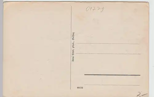 (105200) AK Geising, Altenberg, Erzgebirge, Ortsansicht mit Kirche, vor 1945