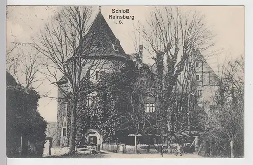 (105175) AK Schloss Reinsberg, Sachsen 1917