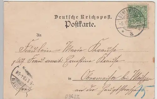 (105164) AK Gruß aus Holzhau bei Bienenmühle, Mehrbildkarte 1898