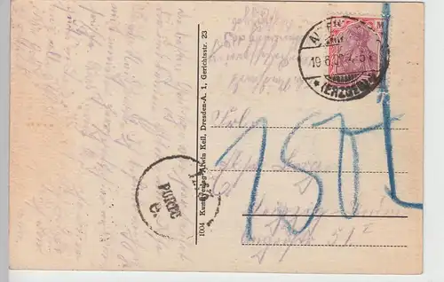 (105146) AK Oberhirschsprung, Altenberg, Erzgebirge, Ortsansicht, um 1922