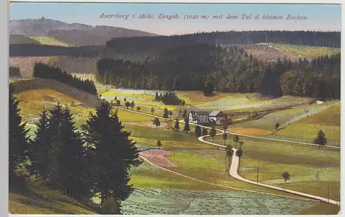(105124) AK Auersberg, Erzgebirge, Tal der kleinen Bockau, vor 1945