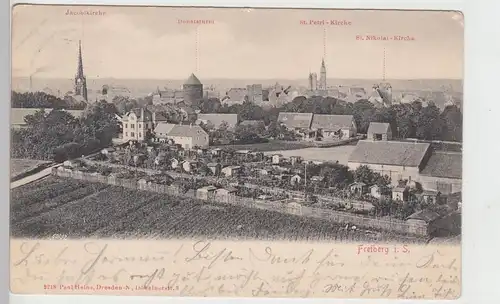 (104760) AK Freiberg i.S., Panorama 1903