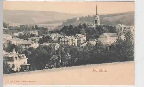 (104751) AK Bad Elster, Gesamtansicht, 1907