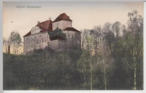 (104737) AK Schloss Bieberstein (Sachsen), 1911