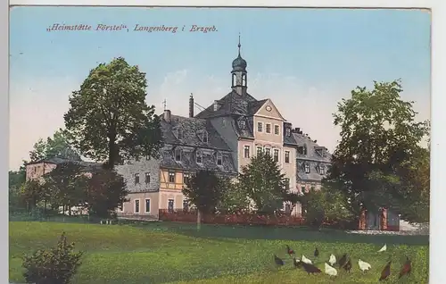 (104708) AK Langenberg i. Erz., Heimstätte Förstel, 1932