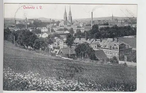 (104706) AK Oelsnitz i.V., Gesamtansicht, 1910
