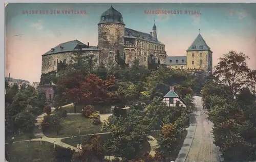 (104701) AK Kaiserschloss Mylau, Vogtland, 1912