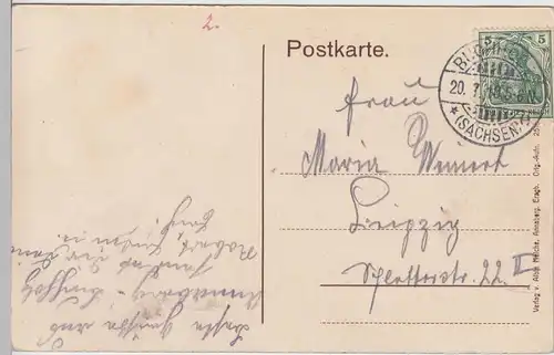 (104516) AK Buchholz i. Erzgeb., Blick von der Frohnauer Höhe, 1910