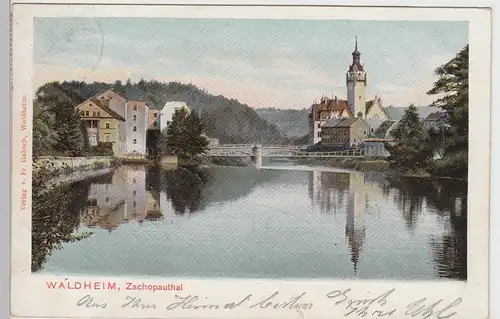 (104484) AK Waldheim, Zschopauthal, 1903