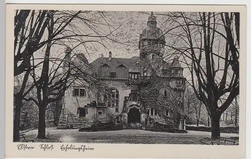 (103159) AK Elstra, Schloss Erholungsheim, 1940er