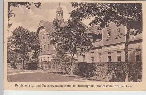 (103149) AK Hohenstein-Ernstthal, Bethlehemstift u. Frauengenesungsheim i. Hütte