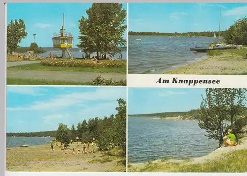 (102847) AK Knappensee, Oberlausitz, Mehrbildkarte 1980