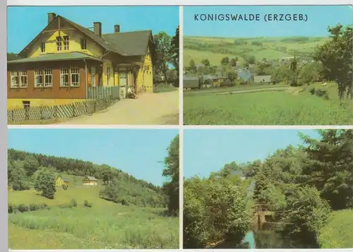 (102832) AK Königswalde, Erzgeb., Mehrbildkarte 1975