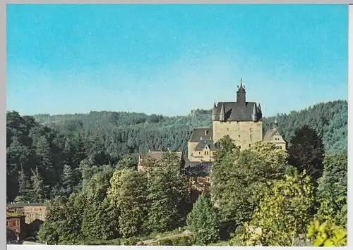 (102807) AK Blick zur Burg Kriebstein 1974