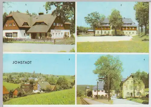 (102745) AK Jöhstadt, Mehrbildkarte, Schlösselmühle, Jugendherberge 1972