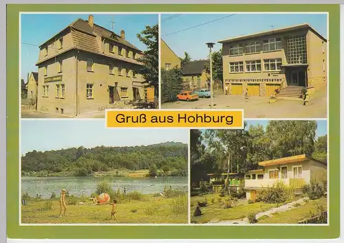(102635) AK Hohburg, Mehrbildkarte, Gaststätte Löbenberg, Rat der Gemeinde 1988