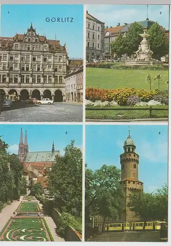 (102534) AK Görlitz, Mehrbildkarte 1976