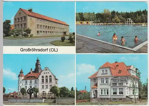 (102488) AK Großröhrsdorf, Mehrbildkarte 1986