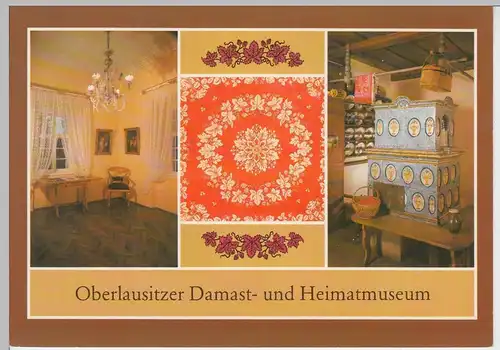 (102487) AK Großschönau, Oberlausitzer Damast- u. Heimatmuseum 1987