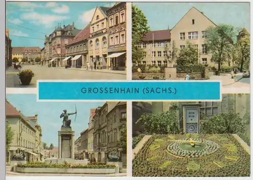 (102482) AK Großenhain, Mehrbildkarte 1969