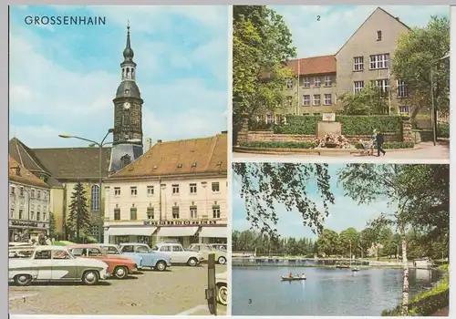 (102481) AK Großenhain, Mehrbildkarte 1973