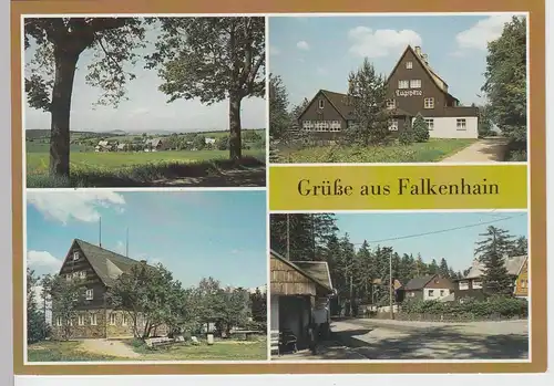 (102454) AK Falkenhain (Altenberg), Mehrbildkarte 1989