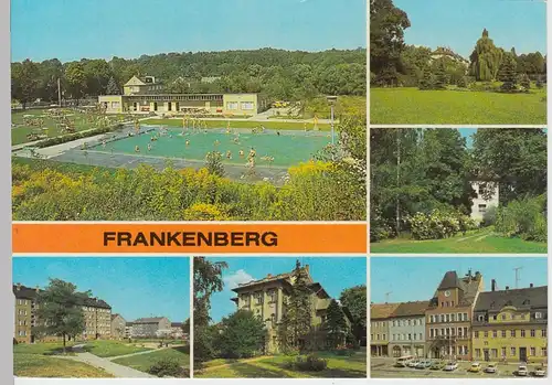 (102406) AK Frankenberg (Sa.), Mehrbildkarte 1983