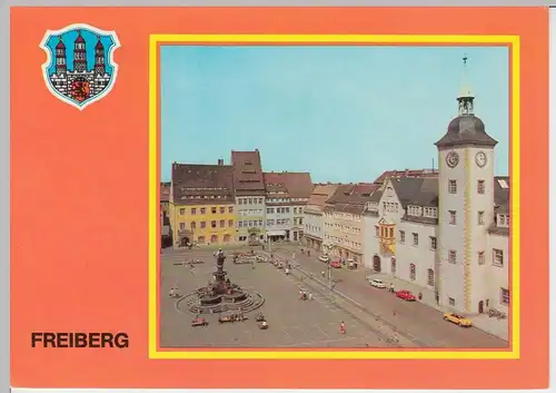(102361) AK Freiberg, Obermarkt 1981