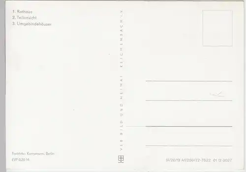 (102316) AK Ebersbach / Sa., Mehrbildkarte 1972