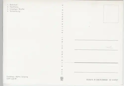 (102298) AK Eilenburg, Mehrbildkarte 1975