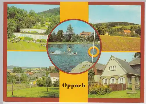 (102226) AK Oppach, Mehrbildkarte 1983