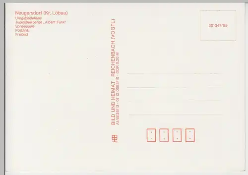 (102168) AK Neugersdorf, Mehrbildkarte 1988