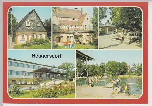 (102168) AK Neugersdorf, Mehrbildkarte 1988