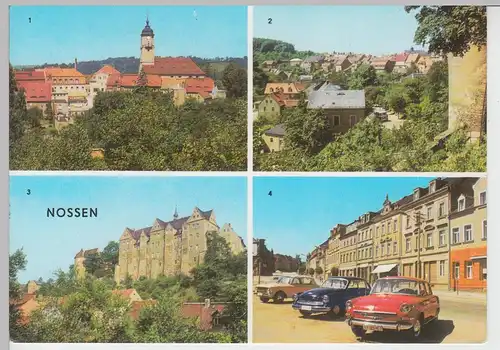 (102128) AK Nossen, Mehrbildkarte 1974