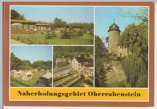 (101982) AK Oberrabenstein b. Karl-Marx-Stadt, Mehrbildkarte 1986