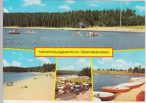 (101979) AK Stausee Oberrabenstein b. Karl-Marx-Stadt, Mehrbildkarte 1979