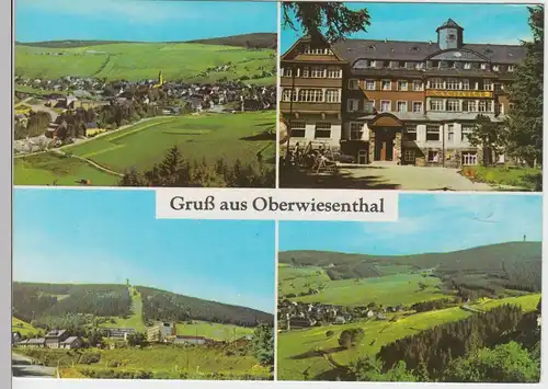 (101963) AK Oberwiesenthal, Mehrbildkarte 1975