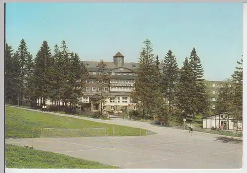 (101960) AK Oberwiesenthal, Erholungsheim der IG Wismut "Aktivist" 1987