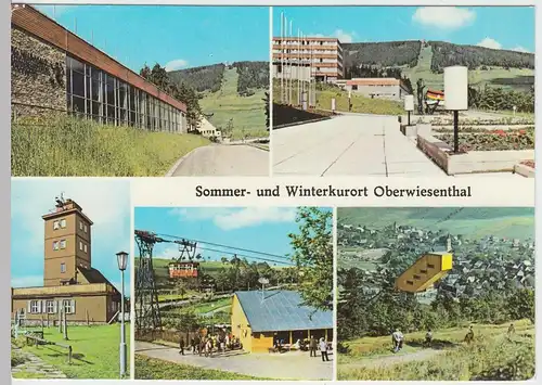 (101953) AK Oberwiesenthal, Mehrbildkarte 1976