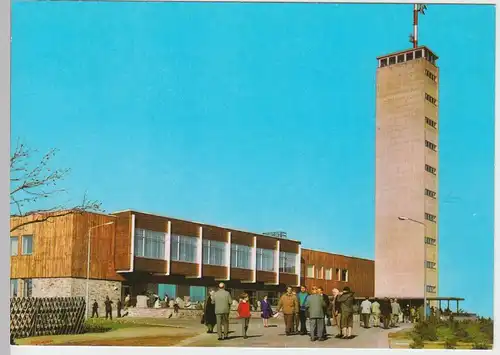 (101951) AK Oberwiesenthal, HOG Fichtelberghaus u. Aussichtsturm 1975