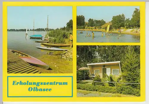 (101938) AK Olbasee (Oberlausitzer Heide), Mehrbildkarte 1986