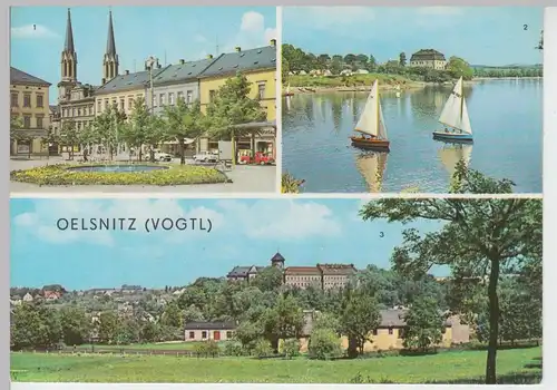(101942) AK Oelsnitz, Mehrbildkarte 1969