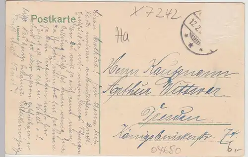 (101223) AK Colditz, Stadtansicht mit Schloss, um 1905