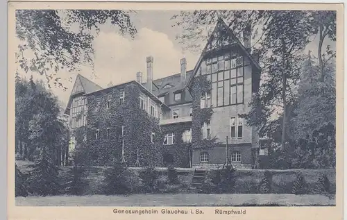 (101199) AK Glauchau, Sachsen, Genesungsheim Rümpfwald 1930