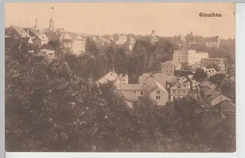 (101197) AK Glauchau, Sachsen, Stadtansicht, vor 1945