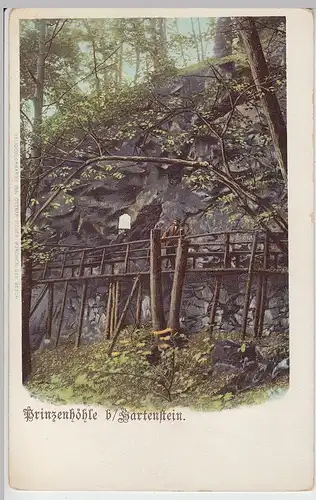 (100630) AK Prinzenhöhle bei Hartenstein, bis 1905